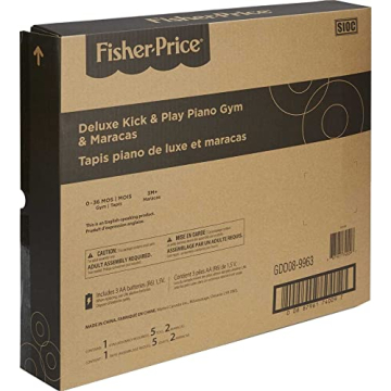 Fisher-Price Playmat Kick & Play Piano Gym Toy