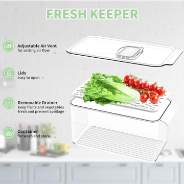 elabo Food Storage Containers - Fresh Produce Keeper Set