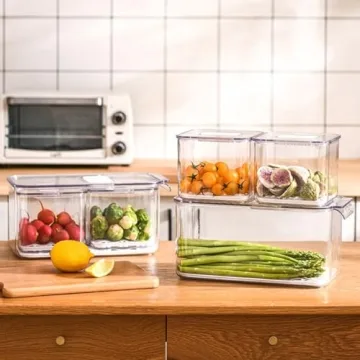 elabo Food Storage Containers - Fresh Produce Keeper Set