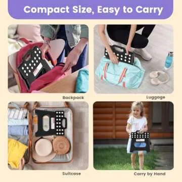 HBTower Premium 9 Inch Folding Step Stool for All Ages