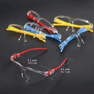 Stylish Face Shields Set with Anti-Fog Features