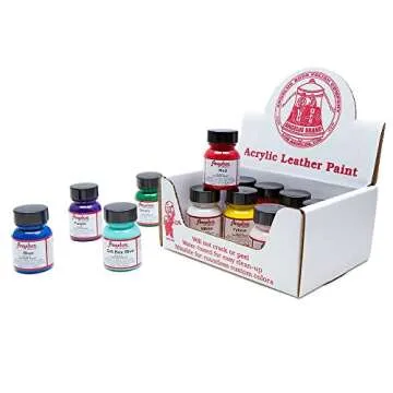 Angelus No. 600 Acrylic Leather Finisher – Flexible Clear Coat for Leather Shoes, Bags, Jackets & Accessories, High Shine Finish for Leather Craft & Restoration. No. 600-4 fl oz