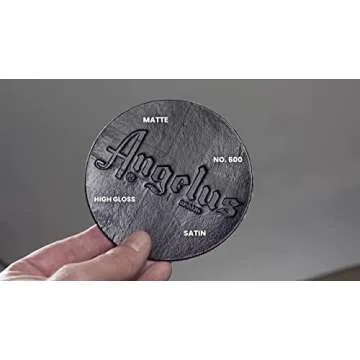 Angelus No. 600 Acrylic Leather Finisher – Flexible Clear Coat for Leather Shoes, Bags, Jackets & Accessories, High Shine Finish for Leather Craft & Restoration. No. 600-4 fl oz