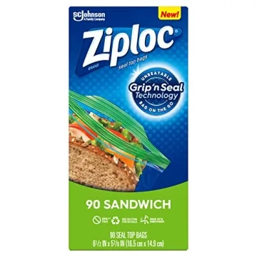 Ziploc Sandwich Bags with Grip 'n Seal Technology