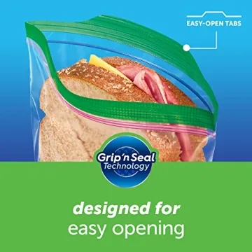 Ziploc Sandwich Bags with Grip 'n Seal Technology