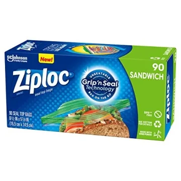 Ziploc Sandwich Bags with Grip 'n Seal Technology