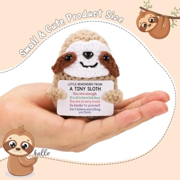 Inspirational Crochet Sloth Gift for All Occasions
