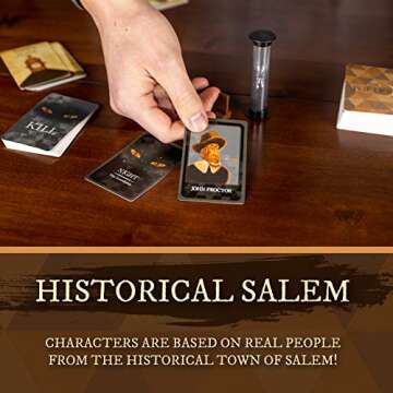 Salem 1692 Board Game for Ages 14 and Up