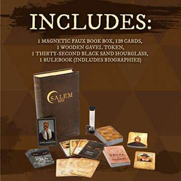 Salem 1692 Board Game for Ages 14 and Up