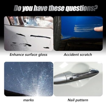 Scratch Remover for Vehicles, 2025 Car Scratch Repair Paste, Car Paint Scratch Repair Polishing Wax, Car Accessories, Scratch Remover Kit with Wipe & Sponge for Vehicles for Deep Scratches (1 pc)