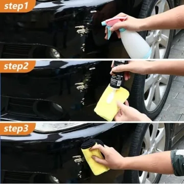 Scratch Remover for Vehicles, 2025 Car Scratch Repair Paste, Car Paint Scratch Repair Polishing Wax, Car Accessories, Scratch Remover Kit with Wipe & Sponge for Vehicles for Deep Scratches (1 pc)