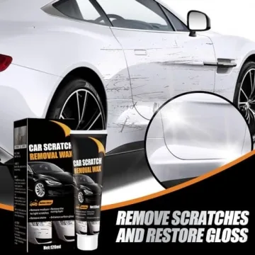 Scratch Remover for Vehicles, 2025 Car Scratch Repair Paste, Car Paint Scratch Repair Polishing Wax, Car Accessories, Scratch Remover Kit with Wipe & Sponge for Vehicles for Deep Scratches (1 pc)