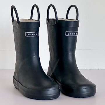 Denver James 'Forever Young' Puddle Buddies – Toddler Rain and Mud Boots