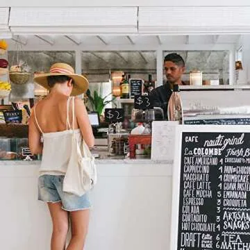 10 Pack Double Head Display Clips Rotating Reuse Sign Price Tag Merchandise Sign Display Clip Holder, SIYOMG Mini Plastic Chalkboard Sign with Clip for Business, Party, Office, Exhibition (Black)