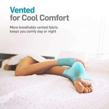 NatraCure Vented Gel Heel Sleeves for Cracked Heels