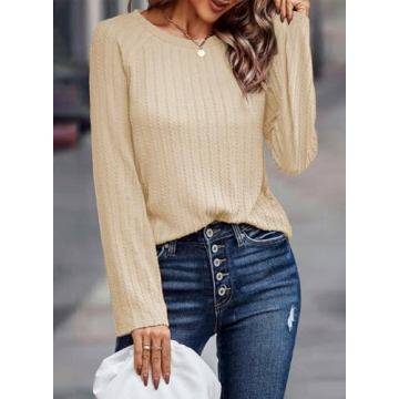 Trendy Plus Size Long Sleeve Shirts for Women