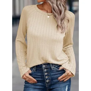 Trendy Plus Size Long Sleeve Shirts for Women