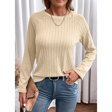 Trendy Plus Size Long Sleeve Shirts for Women