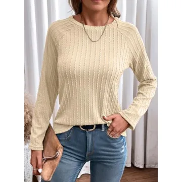Trendy Plus Size Long Sleeve Shirts for Women