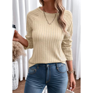 Trendy Plus Size Long Sleeve Shirts for Women