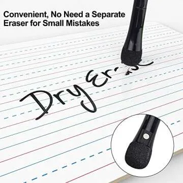 Magnetic Dry Erase Markers 12 Pack with Erasers