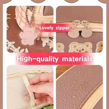 Adorable Double Layer Pencil Case Organizer for Students