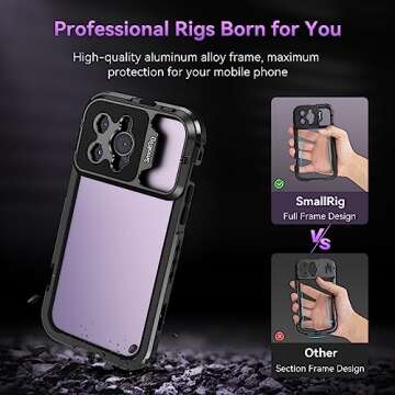 SmallRig Video Rig Cage for iPhone 14 Pro Max