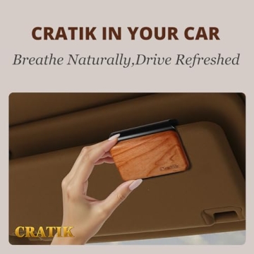 Car Air Freshener - Elegant Wood Design & Variety Scents for Your Car