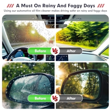 Car Glass Oil Film Cleaner for Enhanced Visibility