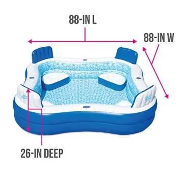 Blue Wave NT6126 Premier Family Inflatable Pool - Quick Setup, with Cover