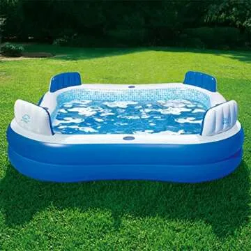 Blue Wave Inflatable Pool - Family Fun & Easy Setup