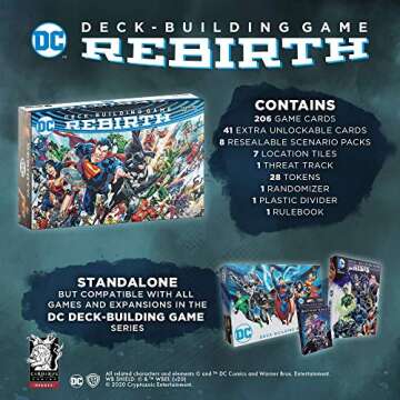 DC Deck-Building Game Rebirth with Campaign Scenarios
