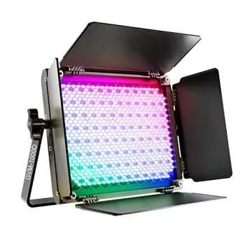 GVM RGB LED Video Light, 800D Studio Light with APP Control Lighting Kit Photography Light 1 Pack with 8 Kinds Scene Lights, 3200-5600K CRI 97 LED Panel Light for YouTube Studio, Video, Portrait