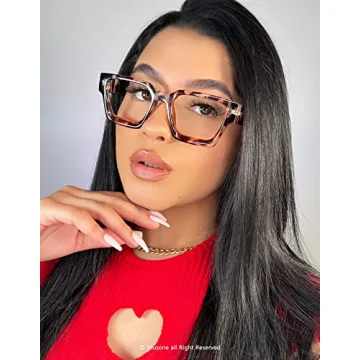 VISOONE Blue Light Blocking Glasses for Stylish Eye Protection