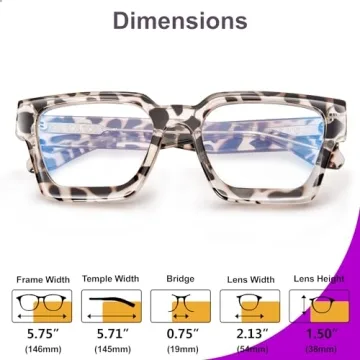 VISOONE Blue Light Blocking Glasses for Stylish Eye Protection