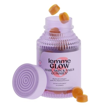 Lemme Glow Collagen Gummies for Hair Skin Nails