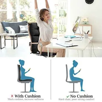 Giantex Tufted Patio Cushion, Outdoor High Back Chair Pads 4.5 Inch Thick, with 4 String Ties, Patio Seat Cushion for Swing Bench Wicker Furniture, Indoor Floor Cushion Black