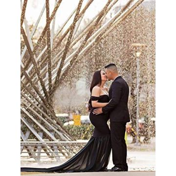 Stunning Maternity Chiffon Mermaid Gown for Expecting Moms