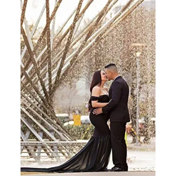 Stunning Maternity Chiffon Mermaid Gown for Expecting Moms