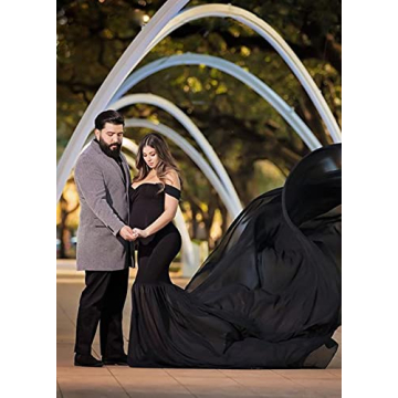 Stunning Maternity Chiffon Mermaid Gown for Expecting Moms