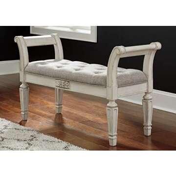 Realyn French Country Accent Bench by Ashley Furniture