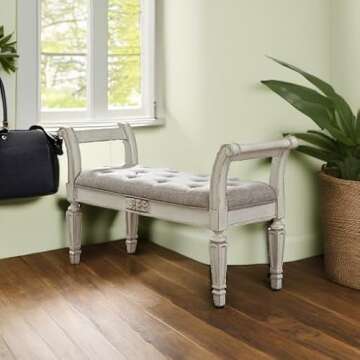 Realyn French Country Accent Bench by Ashley Furniture