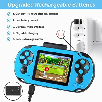 TaddToy 16 Bit Handheld Game with 230 Retro Games