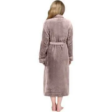 Cozy NY Threads Women’s Plush Fleece Bathrobe