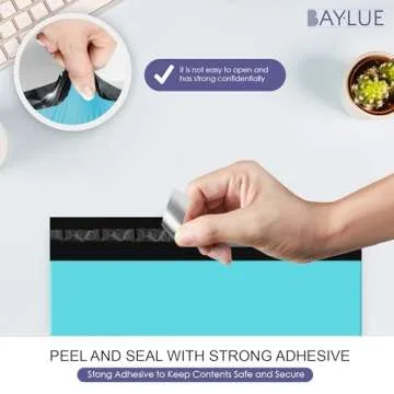 Teal Poly Mailers 9x12 Inch | Strong Adhesive Self-Seal mailer Bags | Tamper, Tear, Water Resistant Shipping Envelopes | Thick Strong Material Polymailer Bags Clothing Bag | 1000 Pack Bulk