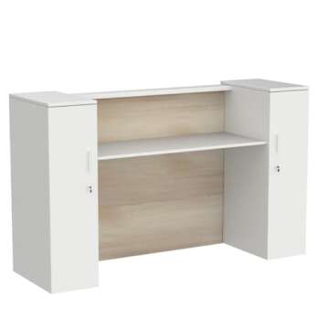 Stylish Homsee Reception Desk with Storage Solutions