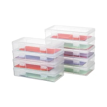 Durable Clear Stackable Storage Boxes for Ultimate Craft & Toy Organization