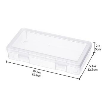 Clear Stackable Storage Boxes for Crafts Toys Organization