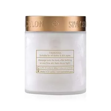 SPA CEYLON VIRGIN COCONUT 10% - Light Body Cream: Luxurious Hydration for Your Skin
