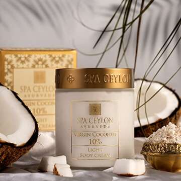 Light Body Cream with Virgin Coconut for All Skin Types
